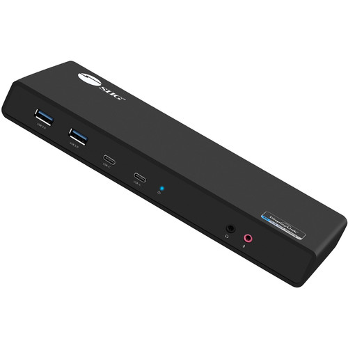 SIIG USB 3.1 Type-C Dual 4K Docking Station with Power Delivery (60W)