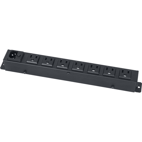 Lowell Manufacturing ACS-1507 7-Outlet Power Strip with 6' Detachable IEC Cord