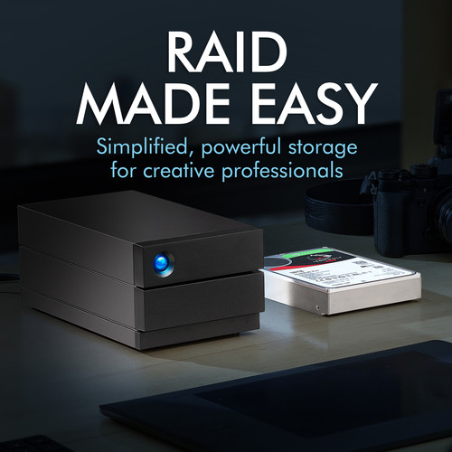 LaCie 4TB 2big 2-Bay USB 3.1 Type-C RAID Array