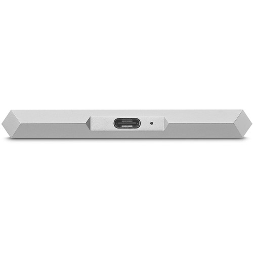 LaCie 2TB USB 3.1 Type-C Mobile Drive (Moon Silver)