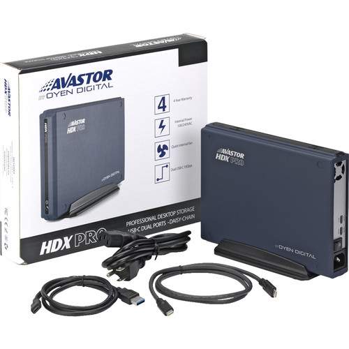 Avastor 10TB HDX Pro USB Type-C External Hard Drive