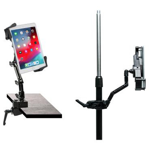 CTA Digital Custom Flex Desk Clamp Mount for 7 to 14" Tablets