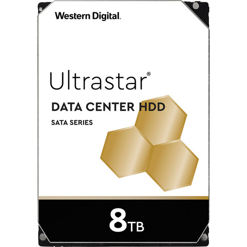 WD 8TB Ultrastar 7200 rpm SATA 3.5" Internal Data Center HDD (Retail)