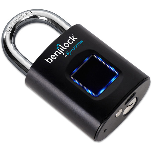 BenjiLock 43mm Fingerprint Padlock (Black)