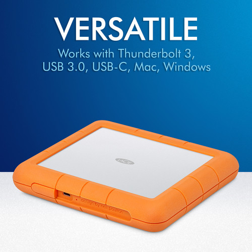 LaCie 8TB Rugged RAID Shuttle USB 3.1 Gen 2 Type-C External Hard Drive