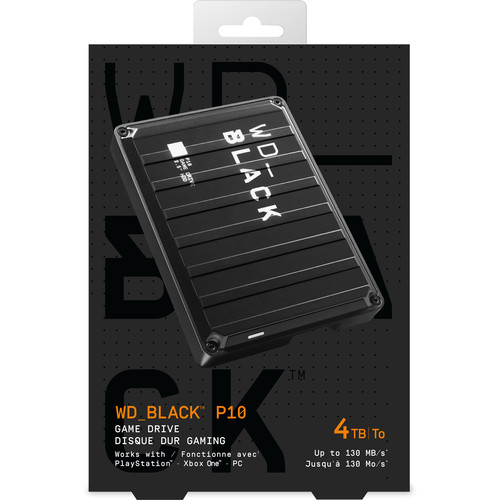 WD 4TB WD_BLACK P10 Game Drive
