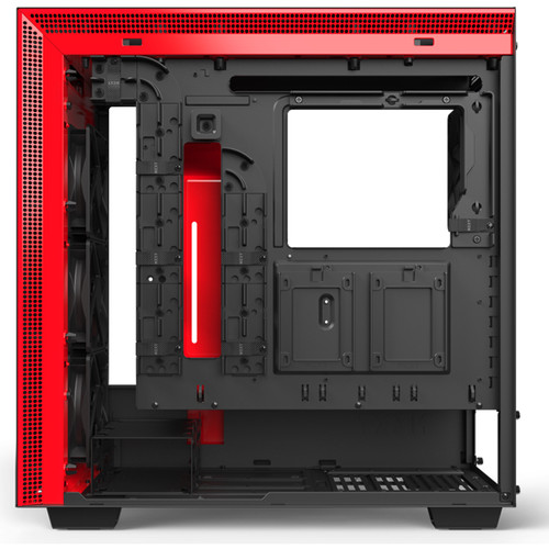 NZXT H710 Mid-Tower Case (Matte Black/Red)