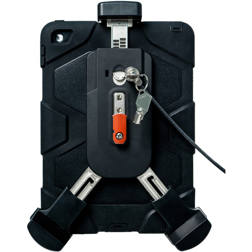 CTA Digital Tri-Grip Tablet Security Clasp with Quick-Connect Base and VESA Mount