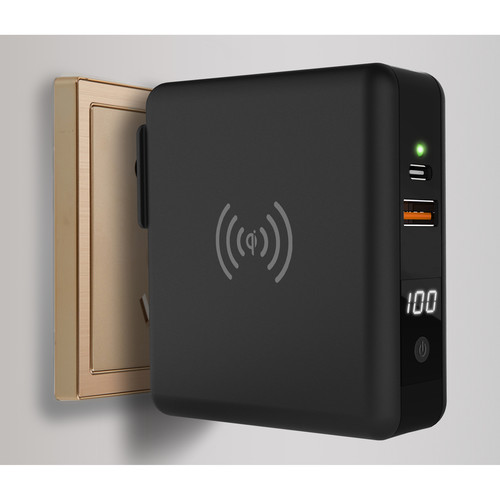 I/OMagic 9000mAh Super AC Dual Port + Qi Wireless Charging Power Bank