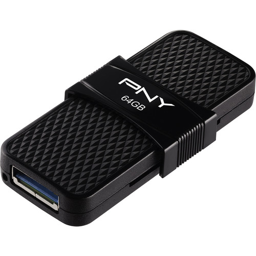 PNY Technologies 64GB DUO LINK USB 3.1 Type-C OTG Flash Drive