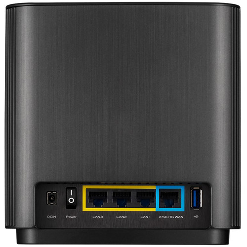 ASUS ZenWiFi XT8 AX6600 Wireless Tri-Band Mesh Wi-Fi System (2-Pack, Charcoal)