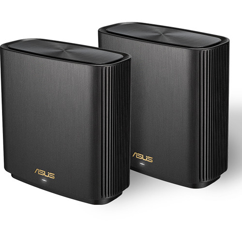 ASUS ZenWiFi XT8 AX6600 Wireless Tri-Band Mesh Wi-Fi System (2-Pack, Charcoal)