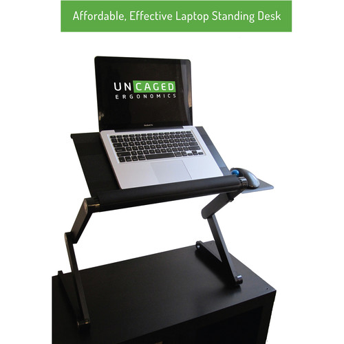 Uncaged Ergonomics WorkEZ Cool Laptop Stand (Black)
