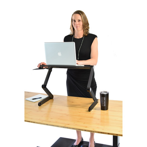 Uncaged Ergonomics WorkEZ Cool Laptop Stand (Black)