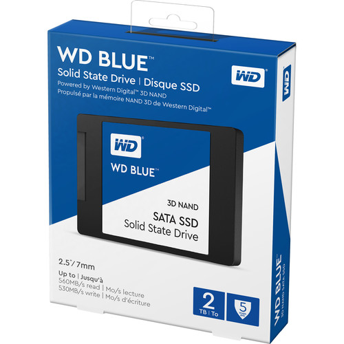 WD 2TB Blue 3D NAND SATA III 2.5