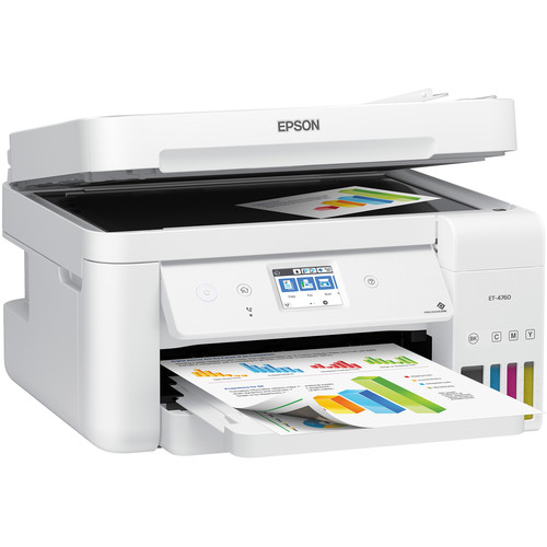 Epson EcoTank ET-4760 All-in-One Supertank Printer (White)