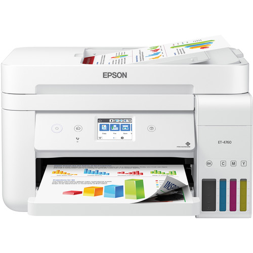 Epson EcoTank ET-4760 All-in-One Supertank Printer (White)