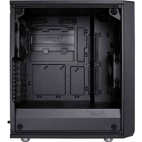 Fractal Design Meshify C Mid-Tower Case (Dark Tempered Glass, Black)
