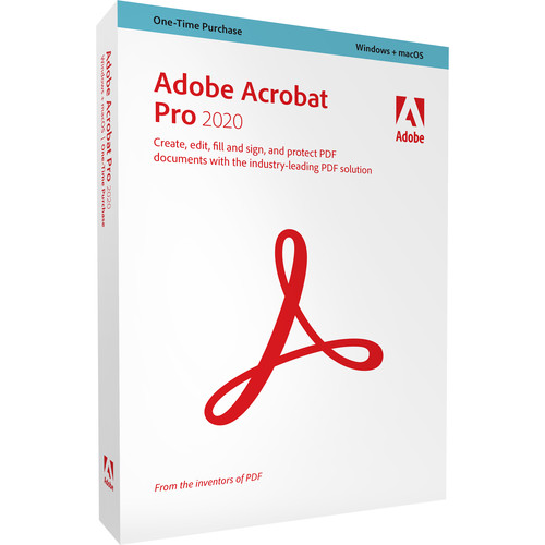 Adobe Acrobat Pro 2020 (Windows/Mac, DVD)