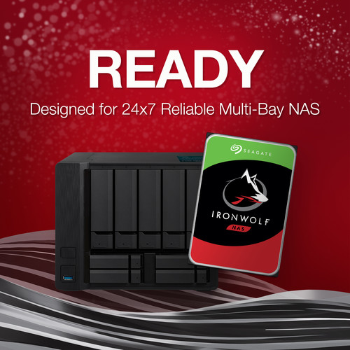 Seagate 10TB IronWolf 7200 rpm SATA III 3.5" Internal NAS HDD (CMR, Retail)