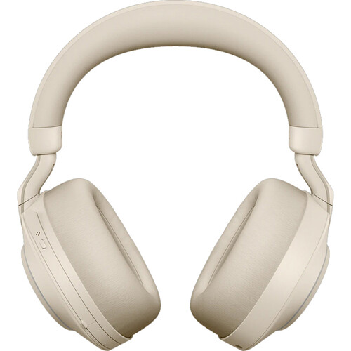 Jabra Evolve2 85 Noise-Canceling Wireless Over-Ear Headset (Unified Communication, USB Type-C, Beige)