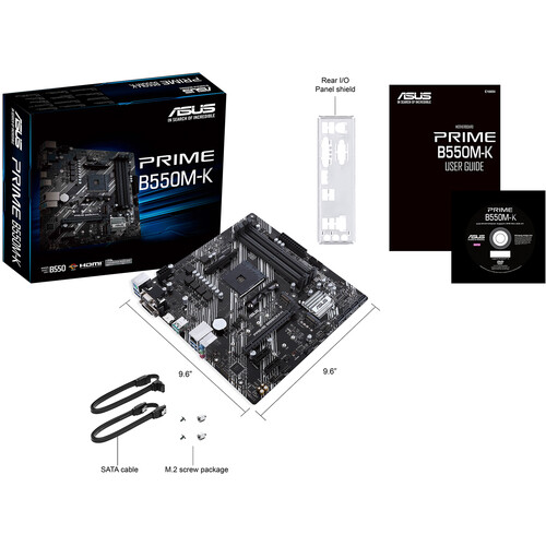 ASUS Prime B550M-K AM4 Micro-ATX Motherboard