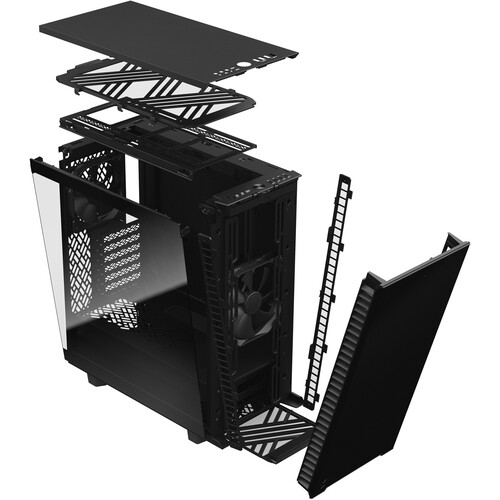 Fractal Design Define 7 Compact Mid-Tower Case (Dark Tempered Glass Side Panel)