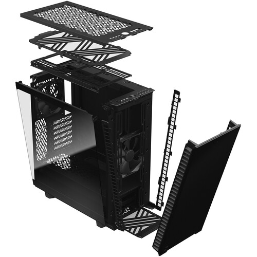 Fractal Design Define 7 Compact Mid-Tower Case (Dark Tempered Glass Side Panel)