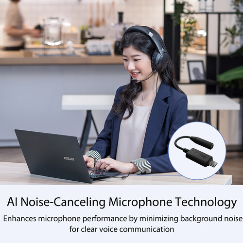 ASUS AI Noise-Canceling Mic Adapter with USB Connectivity