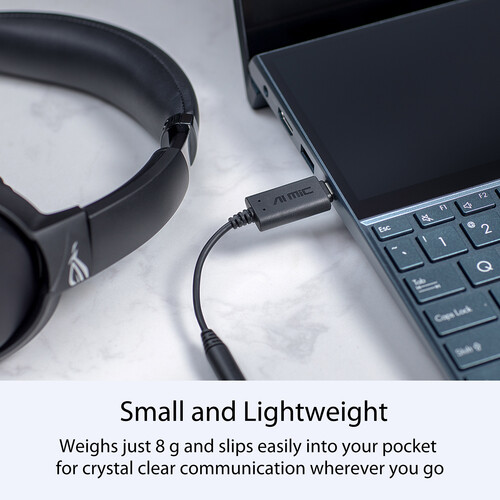 ASUS AI Noise-Canceling Mic Adapter with USB Connectivity