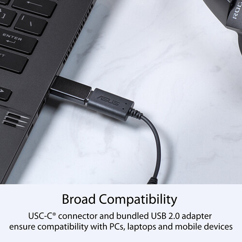 ASUS AI Noise-Canceling Mic Adapter with USB Connectivity