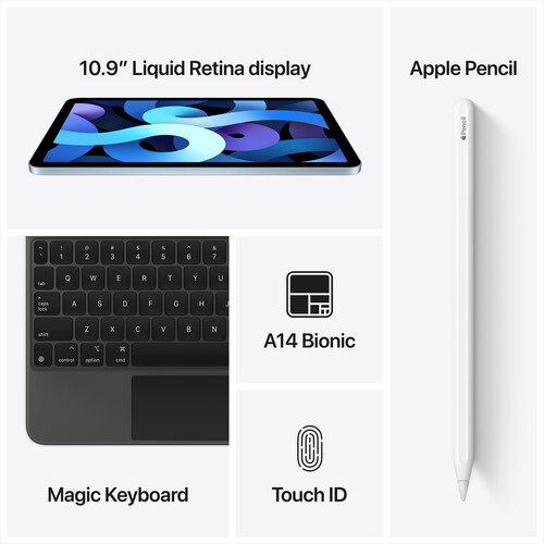 Apple 10.9" iPad Air (4th Gen, 64GB, Wi-Fi Only, Space Gray)
