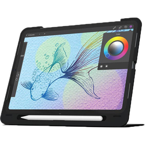 ZAGG Slim Book Go Keyboard and Cover Case for 11" Apple iPad Pro Gen 1 and 2 (Black)