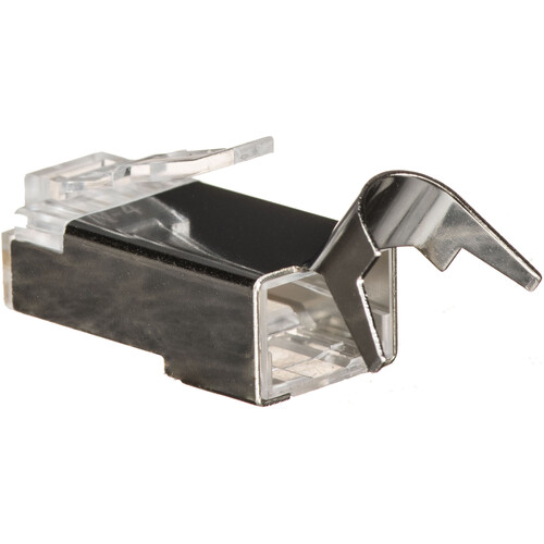 Platinum Tools RJ-45 CAT6A/10-Gig Shielded Connectors with Liners (50-Pieces, Clamshell Packaging)
