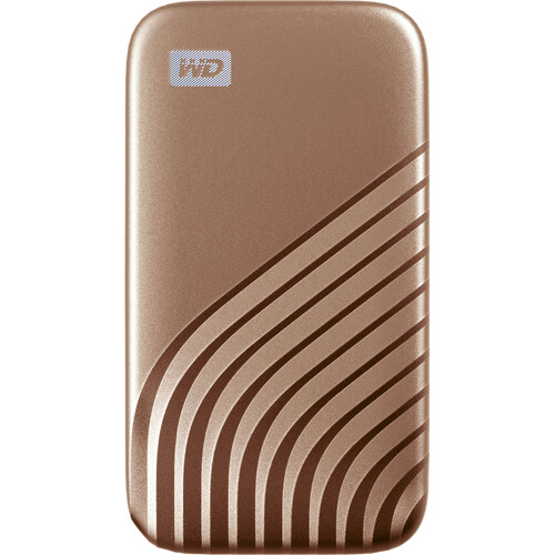 WD 2TB My Passport SSD USB 3.2 Gen 2 Type-C Portable SSD (Gold)