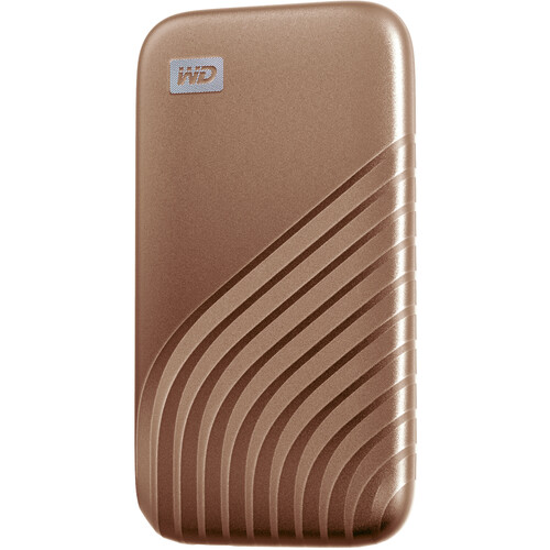 WD 2TB My Passport SSD USB 3.2 Gen 2 Type-C Portable SSD (Gold)