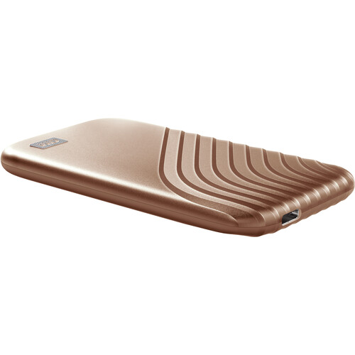 WD 2TB My Passport SSD USB 3.2 Gen 2 Type-C Portable SSD (Gold)