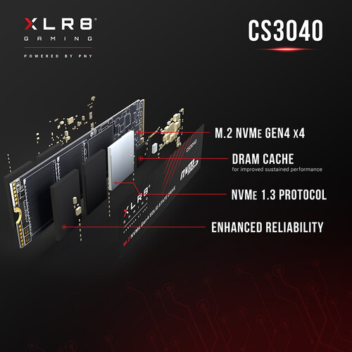 PNY Technologies CS3040 XLR8 2TB M.2 NVMe SSD