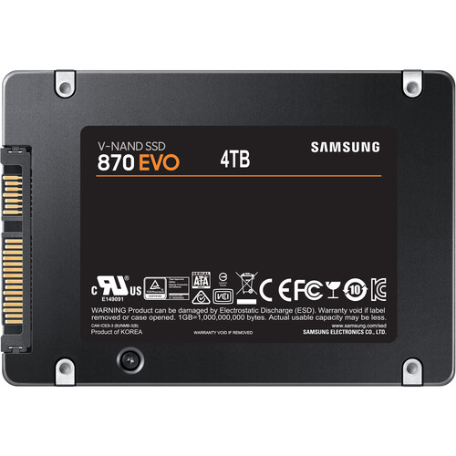 Samsung 4TB 870 EVO SATA III 2.5