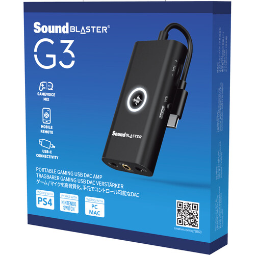 Creative Labs G3 Portable Gaming USB DAC Amp