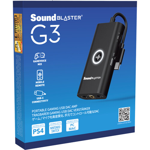 Creative Labs G3 Portable Gaming USB DAC Amp