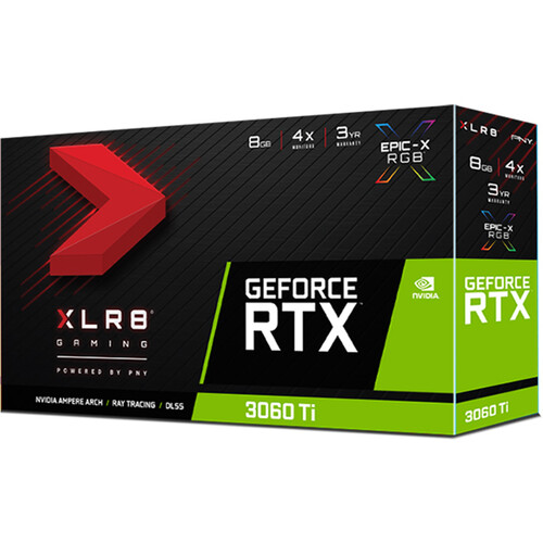 PNY Technologies RTX 3060 Ti XLR8 Gaming REVEL EPIC-X RGB Graphics Card