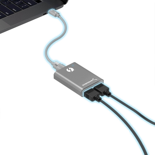 Sabrent Thunderbolt 3 to Dual HDMI 2.0 Display Adapter