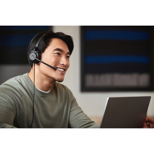 Jabra Evolve2 30 Wired Stereo Headset (USB Type-C, Microsoft Teams)