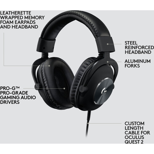 Logitech G PRO Gaming Over-Ear Headset for Oculus Quest 2