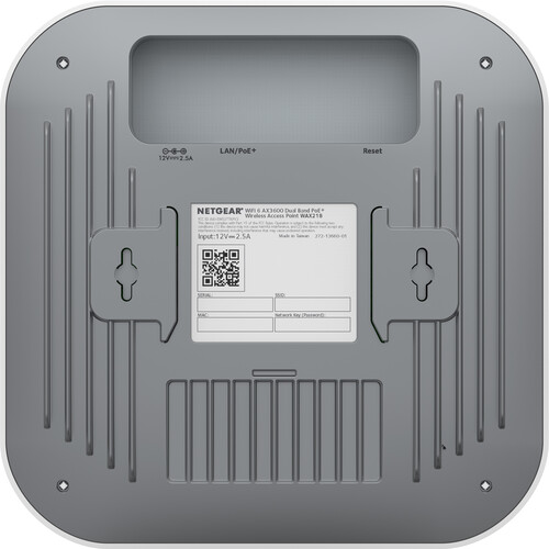 Netgear WAX218PA Essentials AX3600 Wireless Dual-Band Access Point with Power Adapter