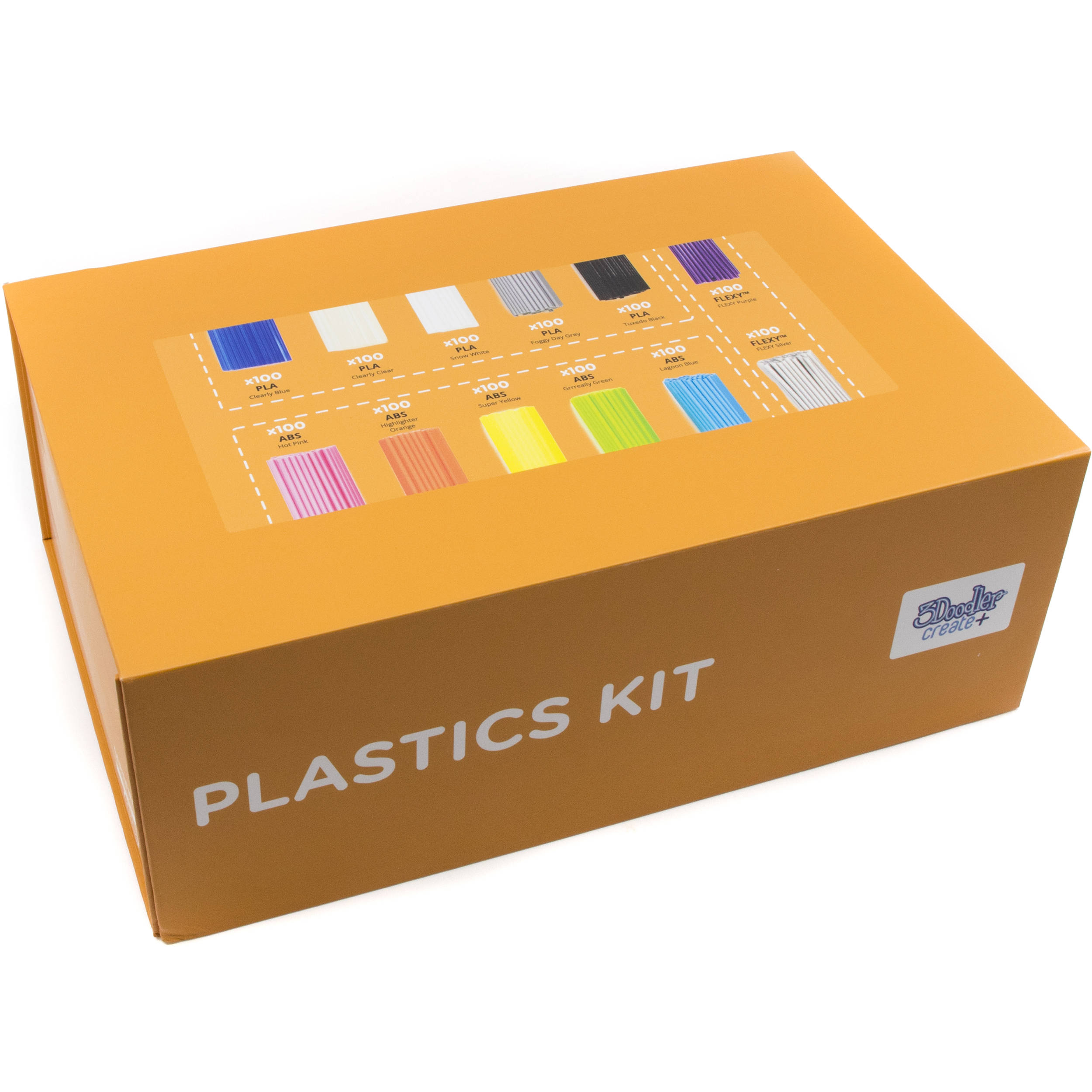3Doodler Create+ Plastics Kit (1200 Strands)