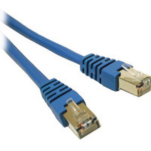 C2G 3' Shielded Cat5E Molded Patch Cable - Blue