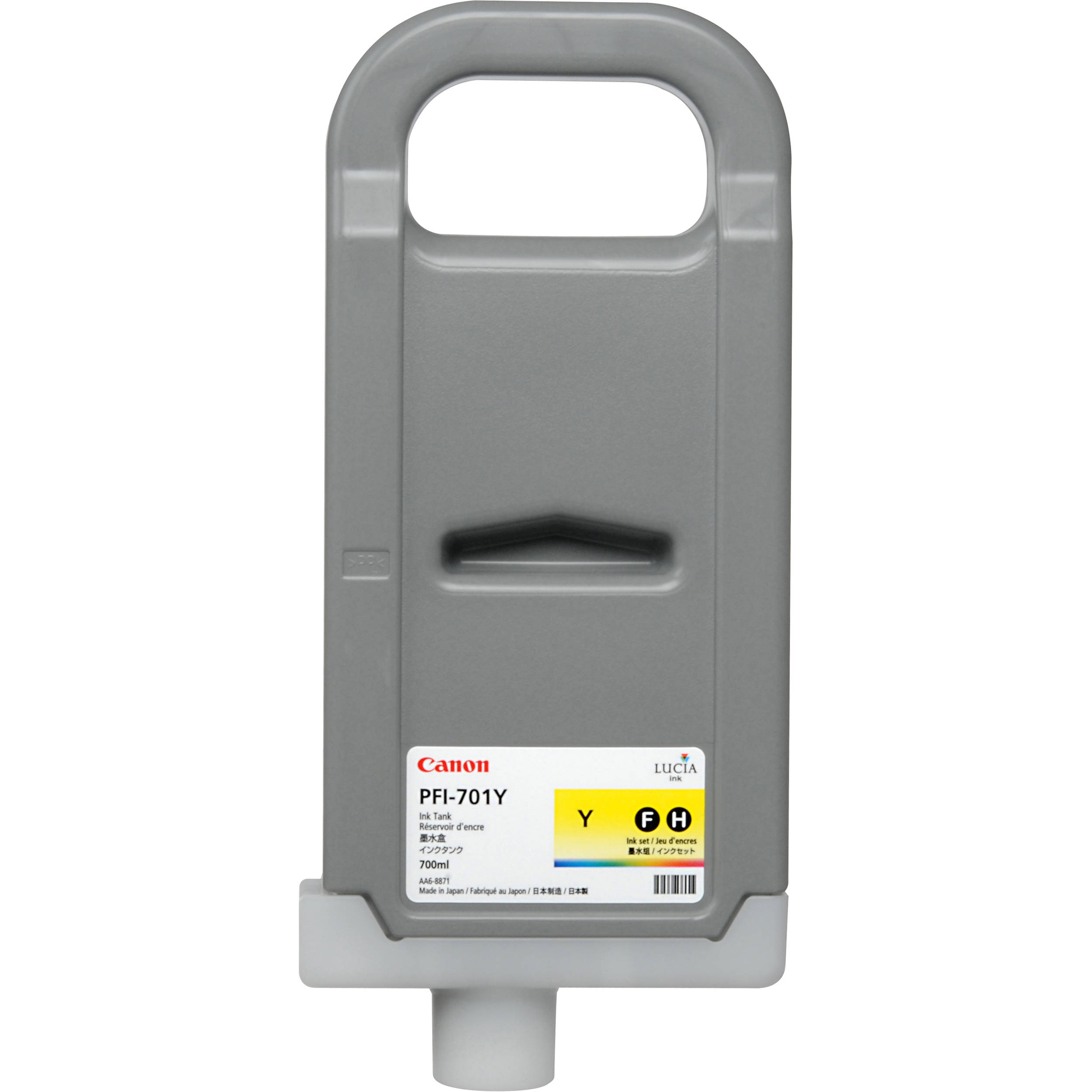Canon LUCIA PFI-701Y Yellow Ink Tank (700 ml)