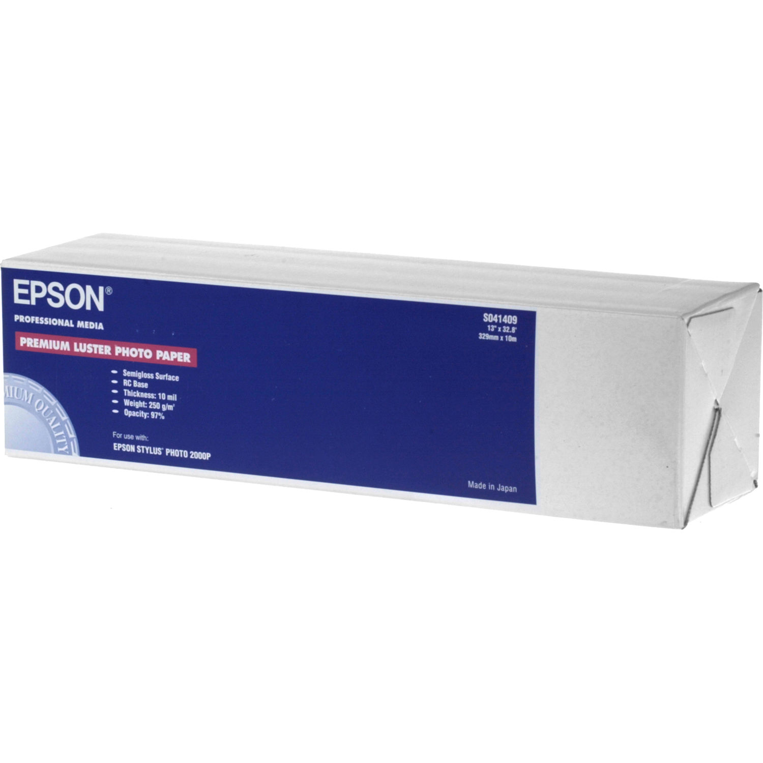Epson Premium Luster Photo Inkjet Paper (13" x 32.8' Roll)